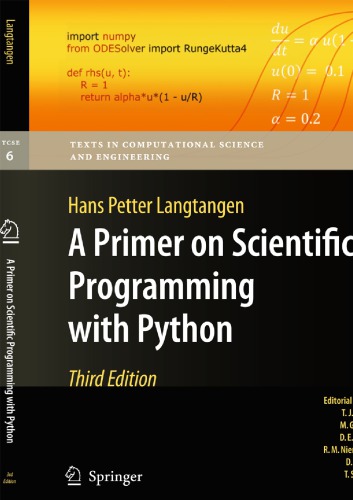 A Primer On Scientific Programming With Python 3rd Ed Langtangen