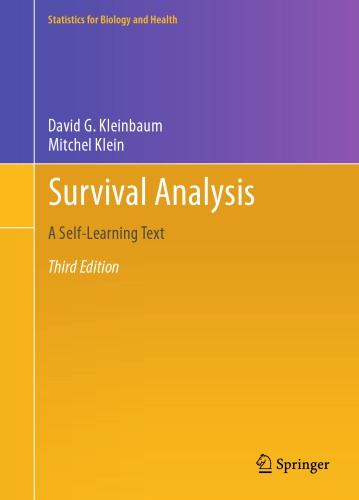 Survival Analysis A Selflearning Text Third Edition Kleinbaum