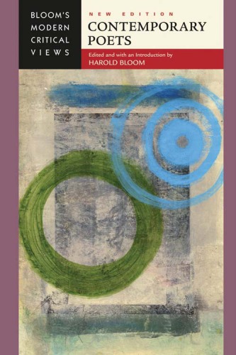 Contemporary Poets New Edition New Edition Bloom Harold