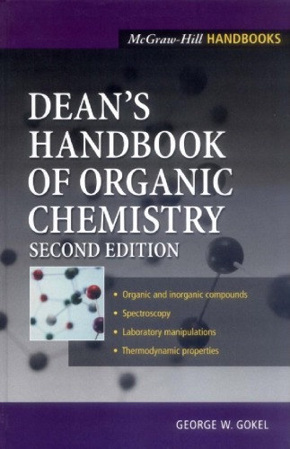 Deans Handbook Of Organic Chemistry 2nd Ed Dean John Aurie Gokel