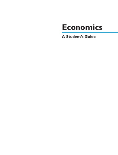 Economics A Students Guide 5th Ed Beardshaw John