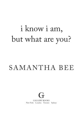 I Know I Am But What Are You 1st Gallery Books Hardcover Ed Bee
