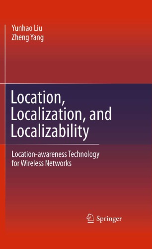 Location Localization And Localizability Locationawareness Technology For Wireless Networks Liu