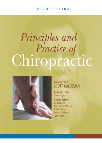Principles And Practice Of Chiropractic Third Edition 3rd Ed Haldeman