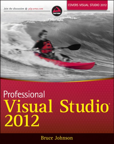 Professional Visual Studio 2012 Johnson Bruce