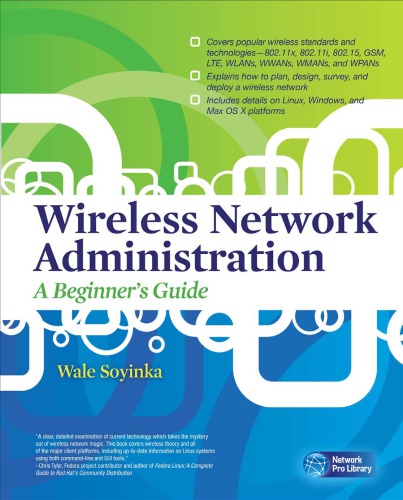 Wireless Network Administration A Beginners Guide Soyinka Wale