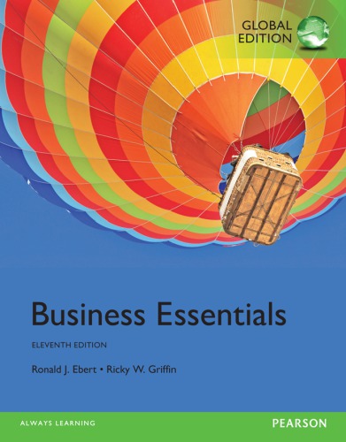 Business Essentials 11 Ed Global Ed Ebert Ronald J Griffin