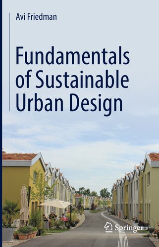 Fundamentals Of Sustainable Urban Design Avi Friedman
