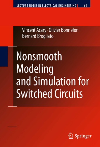 Nonsmooth Modeling And Simulation For Switched Circuits Acary