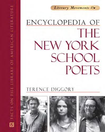 Encyclopedia Of The New York School Poets Diggory Terence