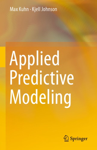 Applied Predictive Modeling 1 2016 Fifth Printing Kuhn Maxjohnson