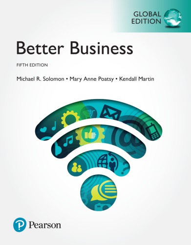 Better Business Fifth Edition Solomon Michael Rpoatsy Mary Annemartin