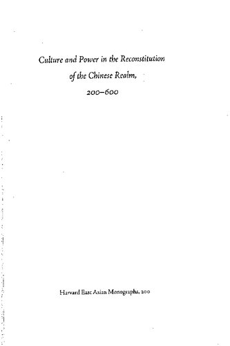 Culture And Power In The Reconstitution Of The Chinese Realm 200600 Scott Pearce Audrey Spiro Patricia Ebrey