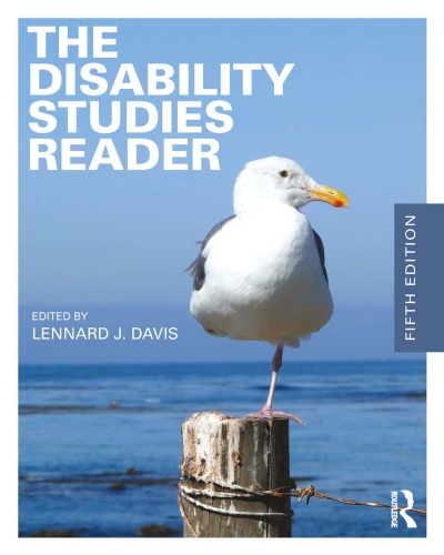 The Disability Studies Reader 5th Ed Davis Lennard Jeditor