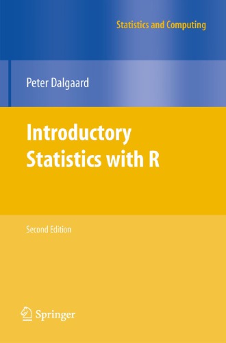 Introductory Statistics With R Second Edition 2nd Edition Peter Dalgaard