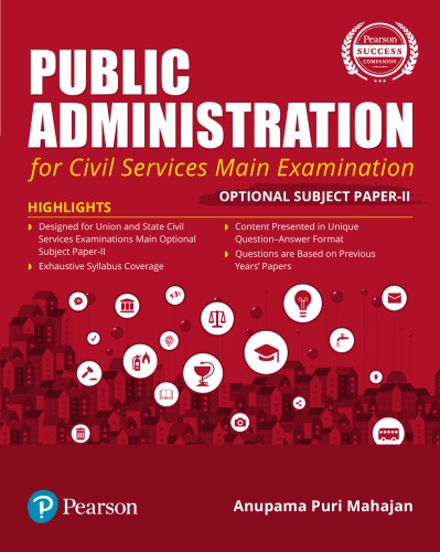Public Administration For Civil Services Main Examination Mahajan