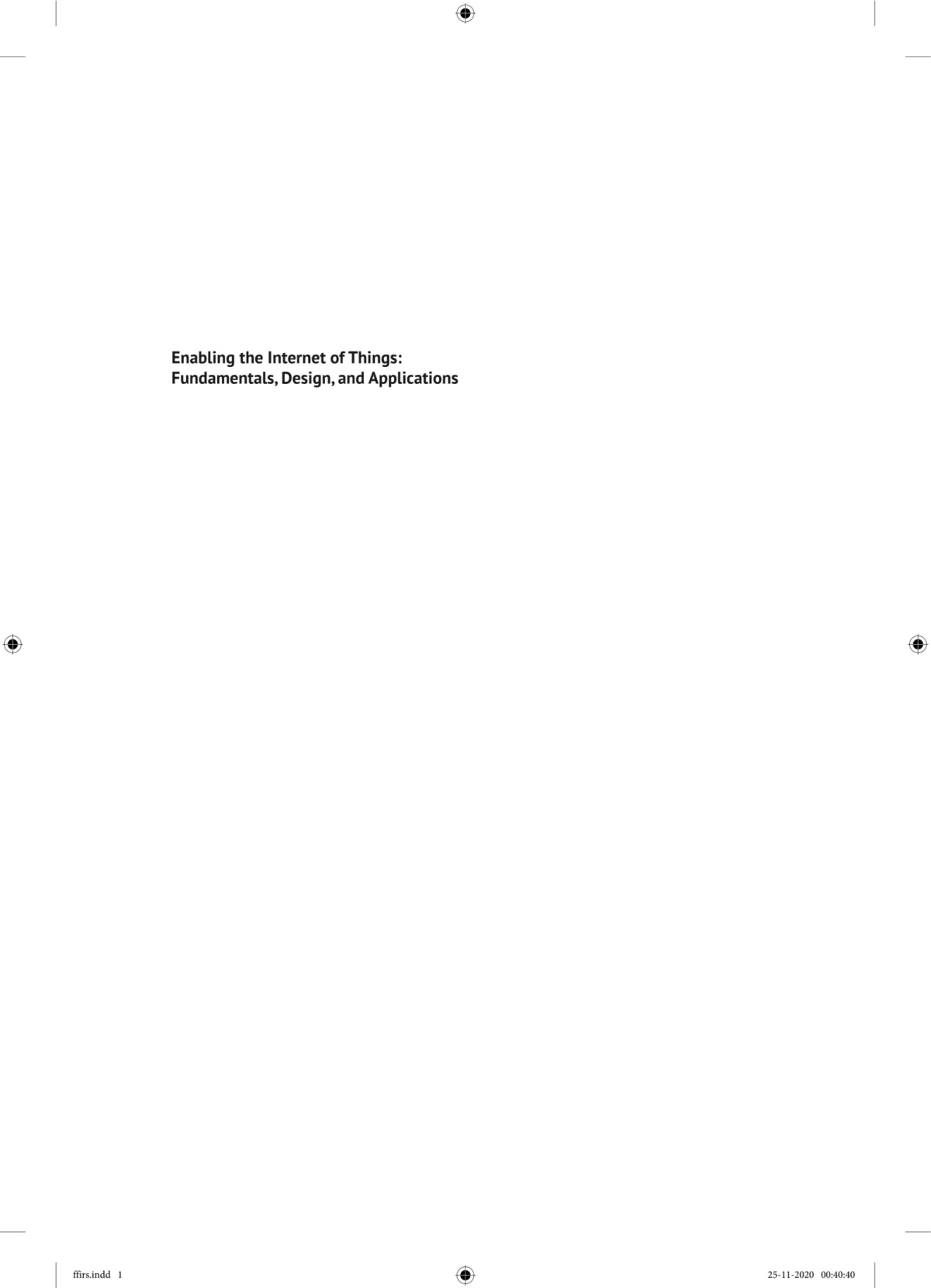 Enabling The Internet Of Things Fundamentals Design And Applications Muhammad Azhar Iqbal