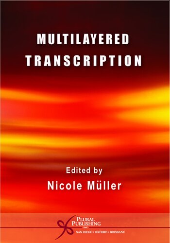 Multilayered Transcription Nicole Mller Editor