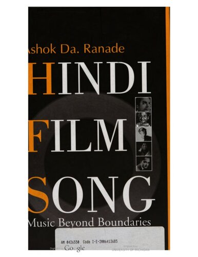Hindi Film Song Music Beyond Boundaries Ashok Da Ranade