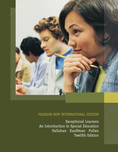 Exceptional Learners Introduction To Special Education 12th Ed Pearson New International Ed Hallahan