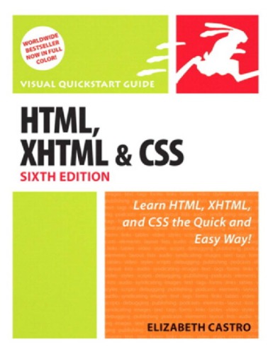 Html Xhtml Css Sixth Edition Visual Quickstart Guide 6th Edition Castro