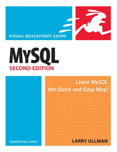 Mysql Learn Mysql The Quick And Easy Way 2nd Edition Ullman