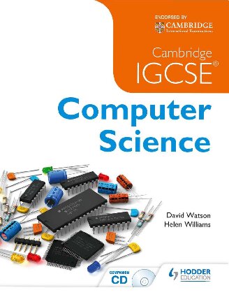 Cambridge Igcse Computer Science Dave Watson Helen Williams