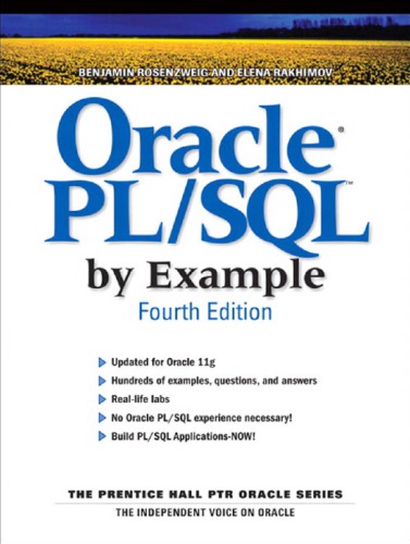 Oracle Plsql By Example 4th Edition Rosenzweig Benjaminrakhimov