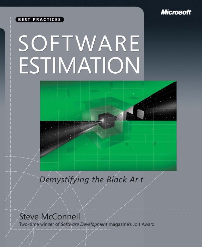 Software Estimation Demystifying The Black Art Steve Mcconnell
