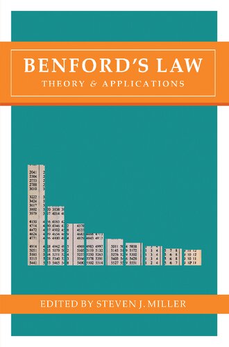 Benfords Law Theory And Applications 1st Edition Steven J Miller