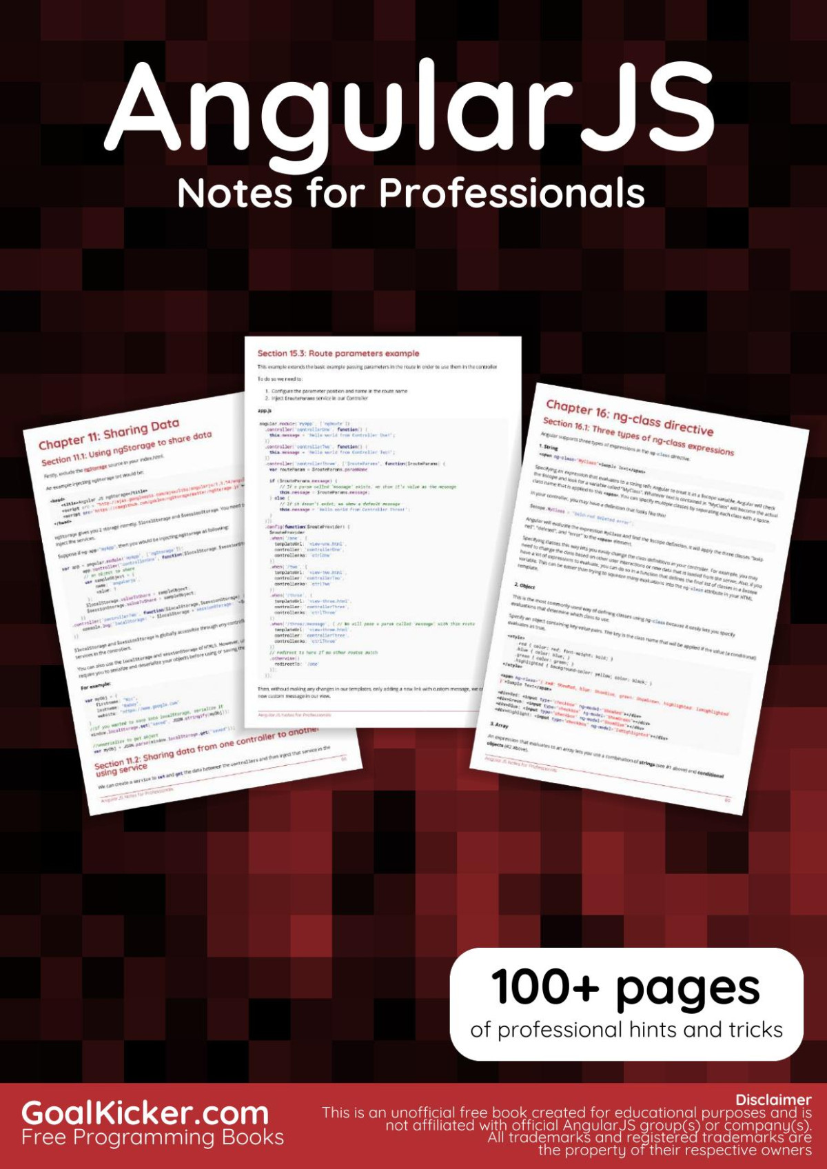 Angularjs Notes For Professionals Goalkickercom