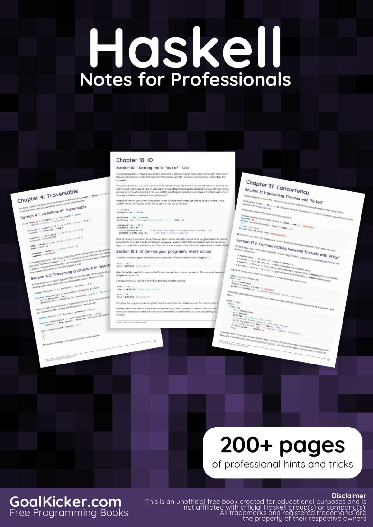 Haskell Notes For Professionals Goalkickercom