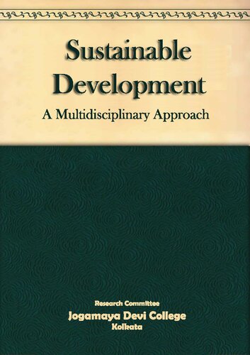 Sustainable Development A Multidisciplinary Approach