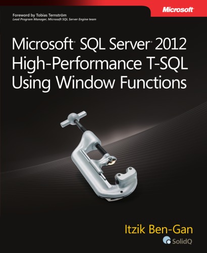 Microsoft Sql Server 2012 Highperformance Tsql Using Window Functions Bengan