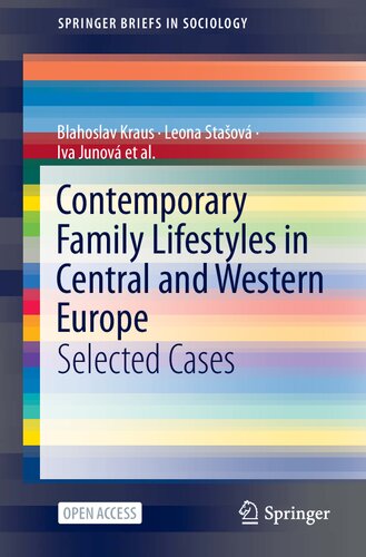 Contemporary Family Lifestyles In Central And Western Europe Selected Cases Blahoslav Kraus