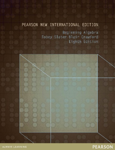 Beginning Algebra Eighth Edition Pearson New International Edition Blair