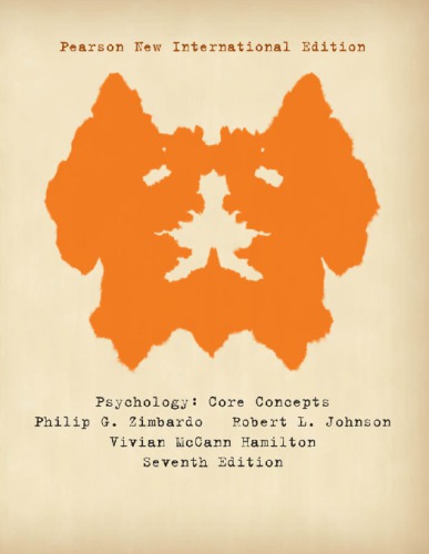 Psychology Core Concepts Pearson New International Editionseventh Edition Hamilton