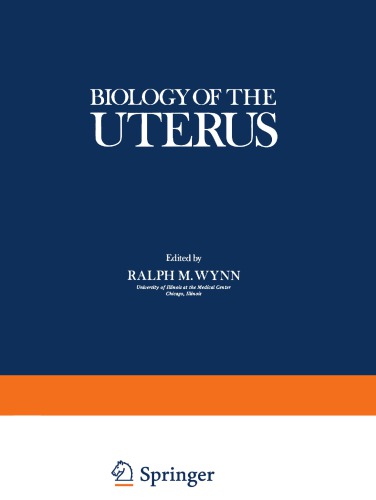 Biology Of The Uterus Wynn Ralpheditor