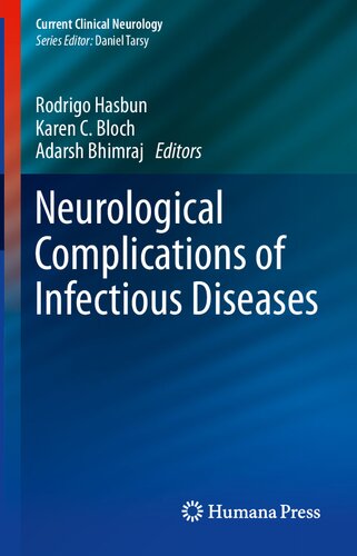 Neurological Complications Of Infectious Diseases Rodrigo Hasbun