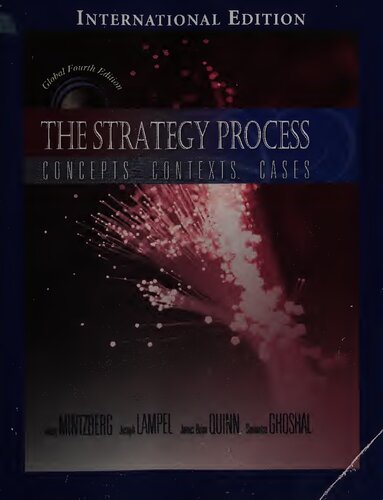 The Strategy Process Concepts Contexts Cases 4th Edition Henry Mintzberg