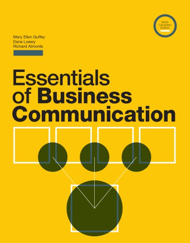 Essentials Of Business Communication 9th Canadian Ed Guffey Mary Ellenloewy