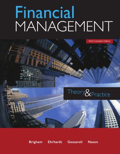 Financial Management Theory And Practice Third Canadian Edition Brigham