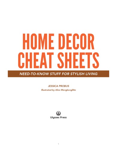 Home Decor Cheat Sheets Needtoknow Stuff For Stylish Living Probus