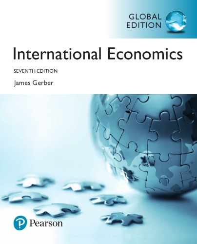 International Economics Seventh Edition Gerber James