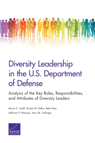 Diversity Leadership In The Us Department Of Defense Analysis Of The Key Roles Responsibilities And Attributes Of Diversity Leaders National Defense Research Institute Us