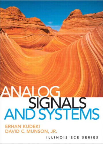 Analog Signals And Systems Kudeki Erhanjr David C Munson