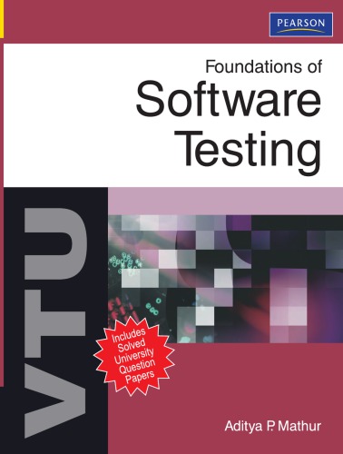 Foundations Of Software Testing Aditya P Mathur