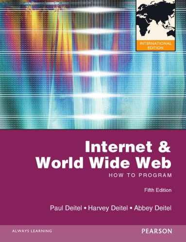 Internet And World Wide Web How To Program 5th Rev Ed Deitel