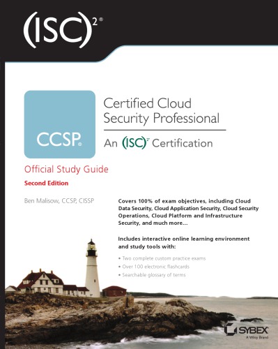 Isc2 Ccsp Certified Cloud Security Professional Official Study Guide Malisow