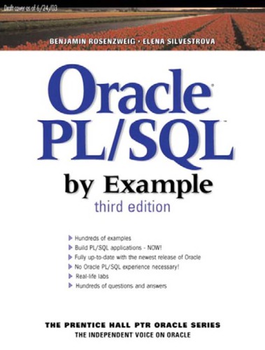 Oracle Plsql By Example 3rd Edition Benjamin Rosenzweig Elena Silvestrova